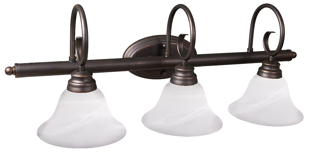 Amarillo Decorative Vanity 3-Light Alabaster RB