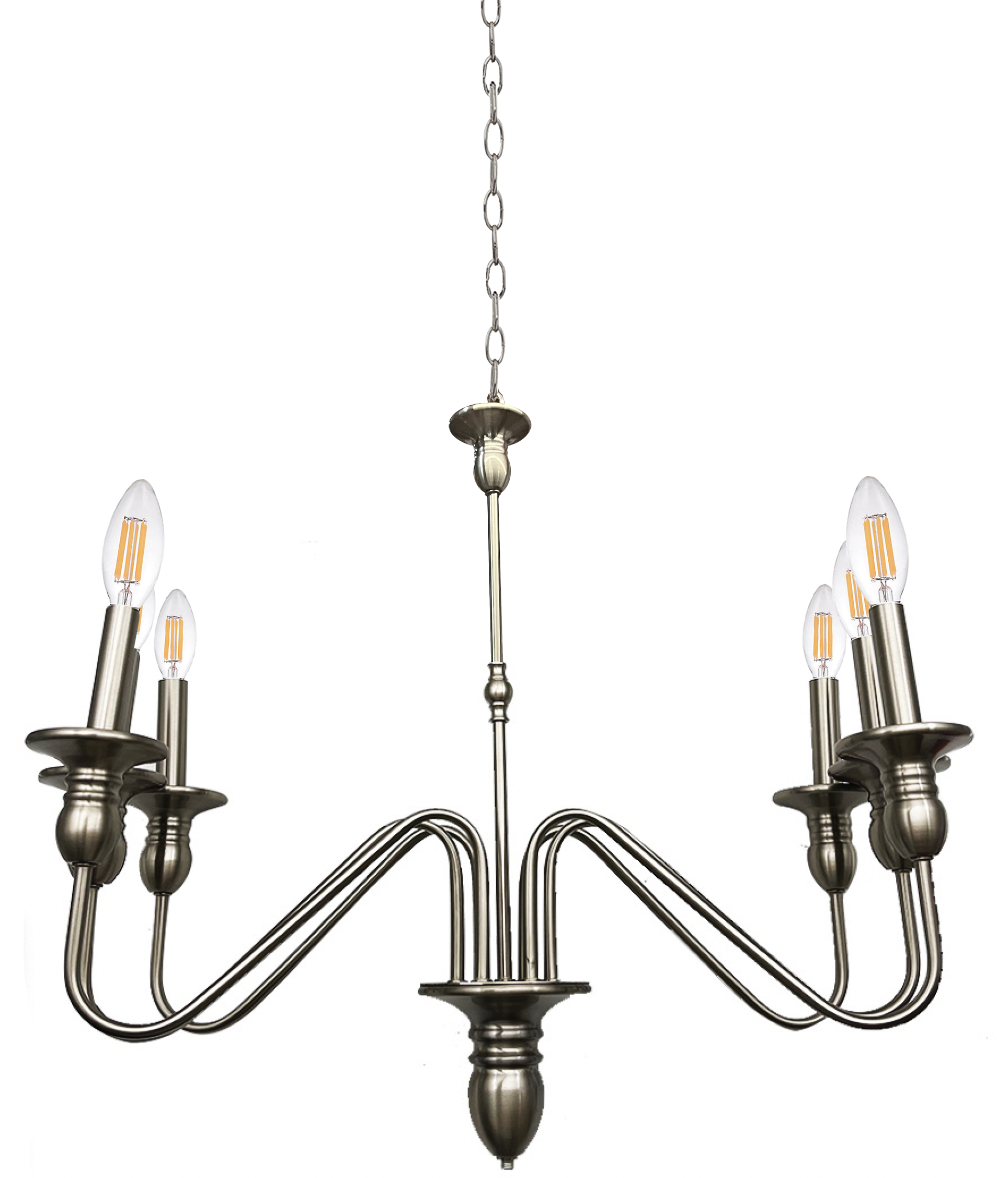 Builder 6-Light Candle Chandelier - NK