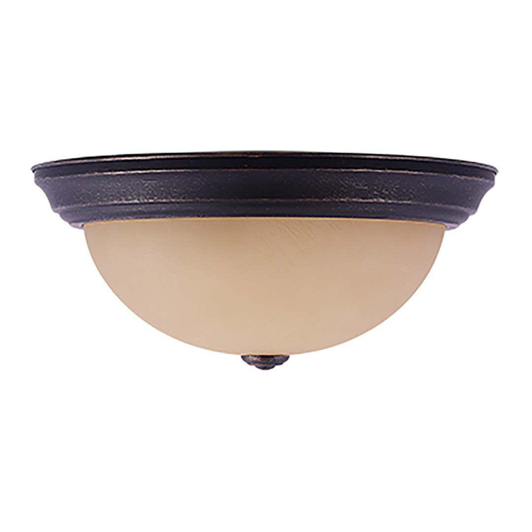 13'' 2-Light Tea Stained Ceiling Dome - RB