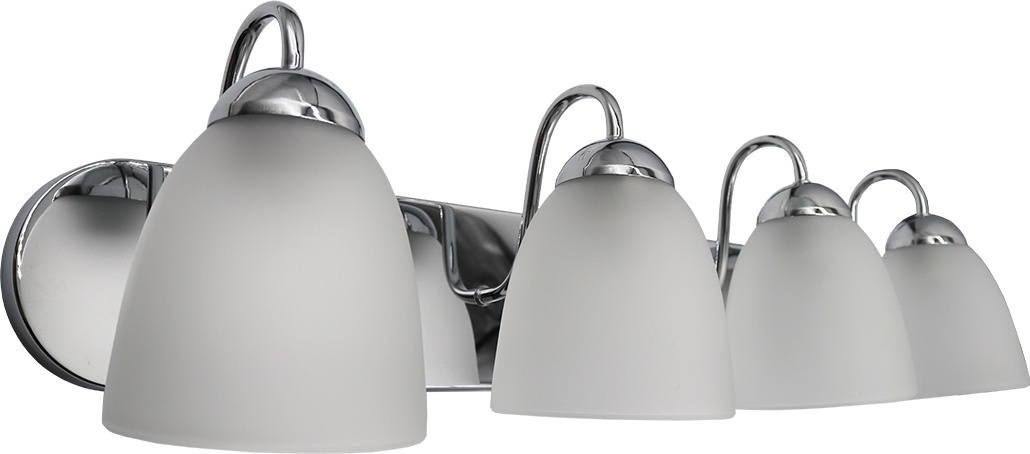 4-Light Frosted Glass Vanity - CH