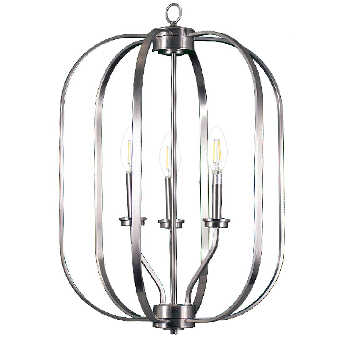 Victoria Series 3-Light Medium Entry Cage - NK