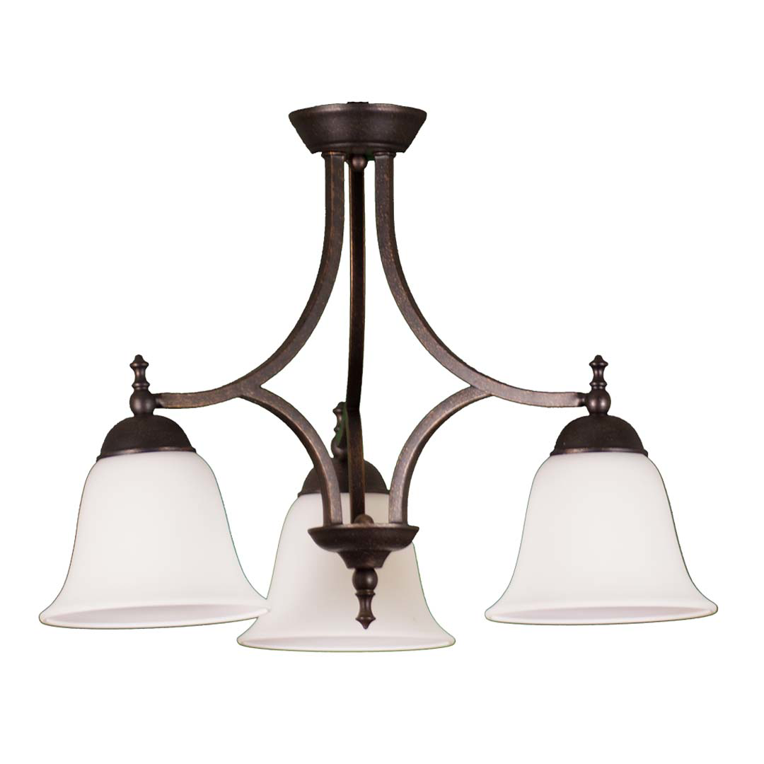 Austin 3-Light Down Chandelier/Nook - RB