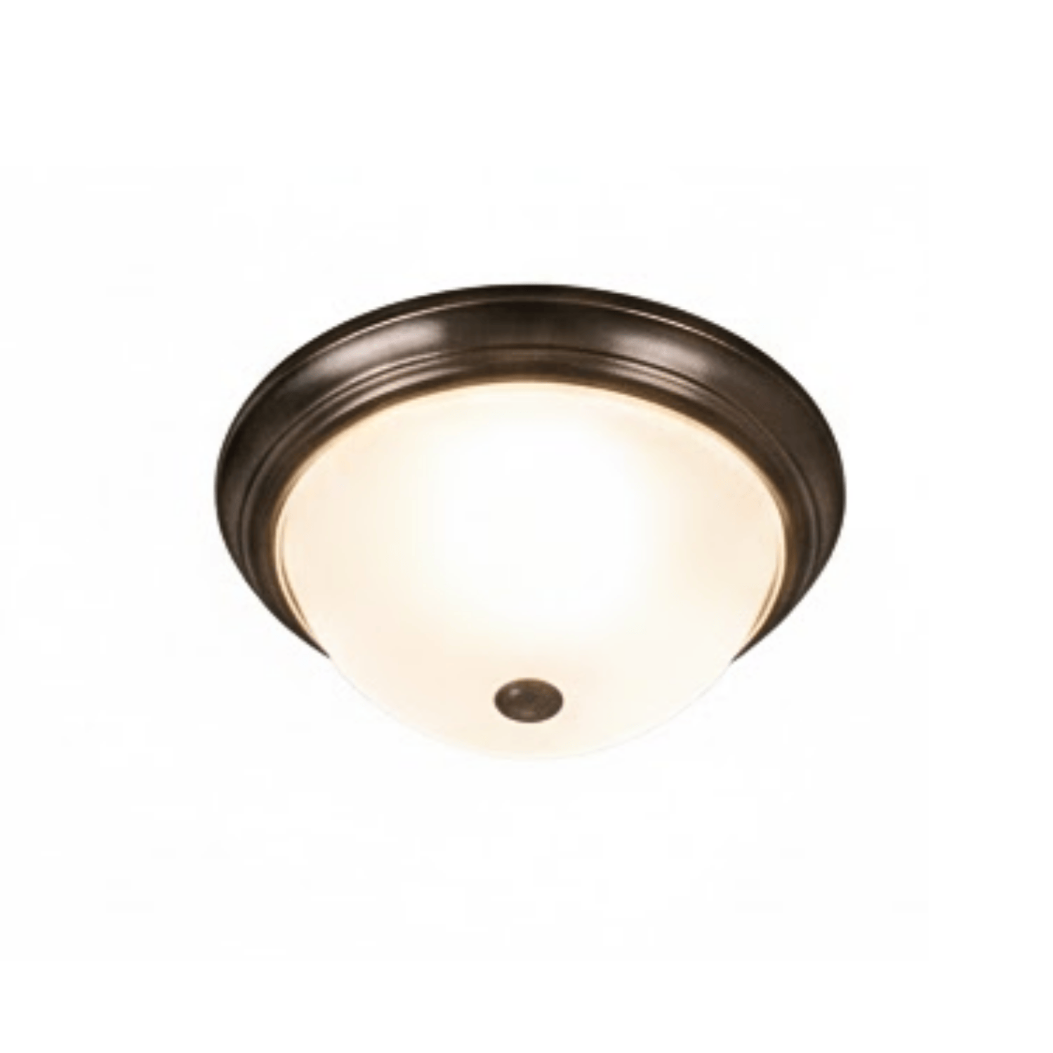 Lucian 1-Light White Glass Ceiling Dome - RB