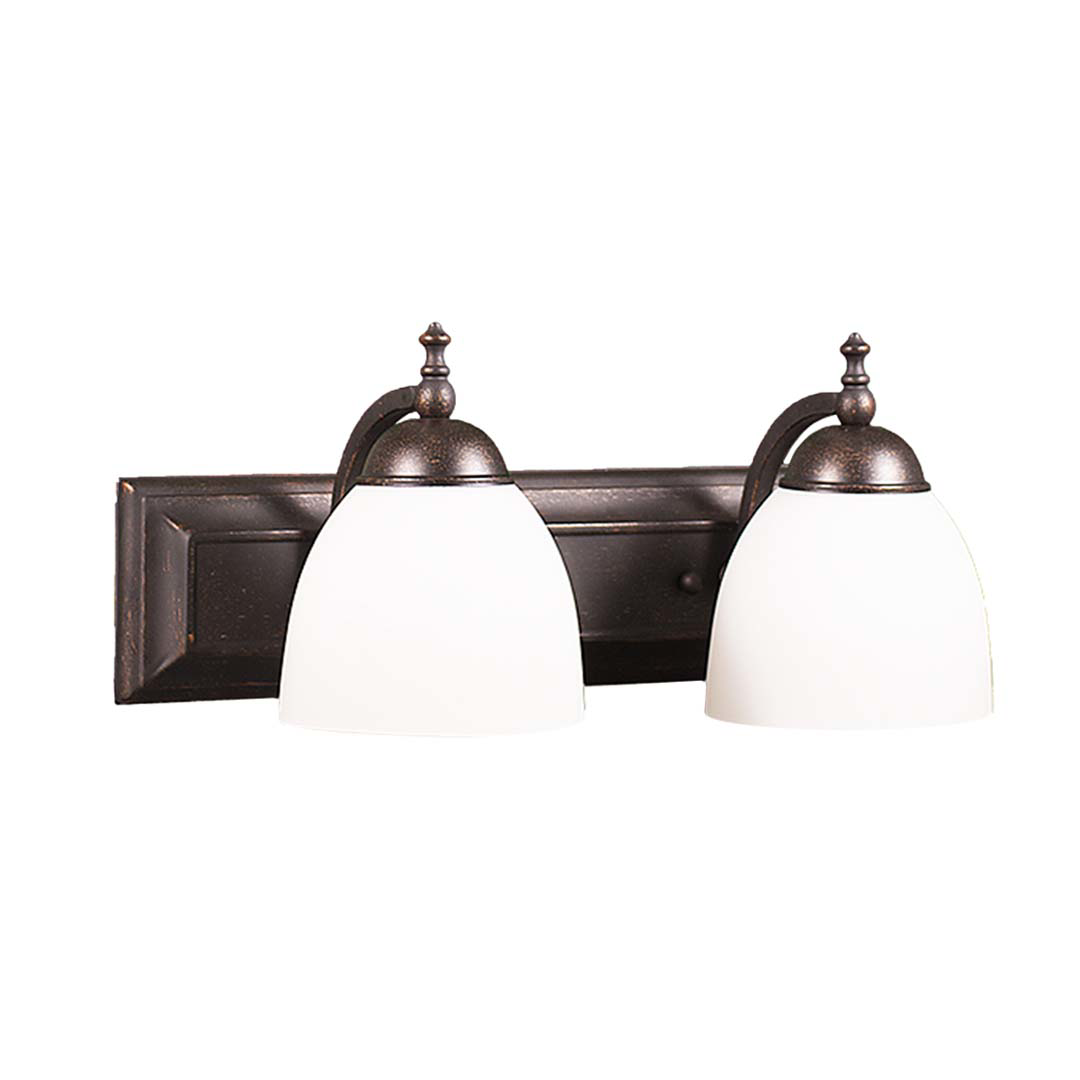 Austin 2-Light White Vanity - RB