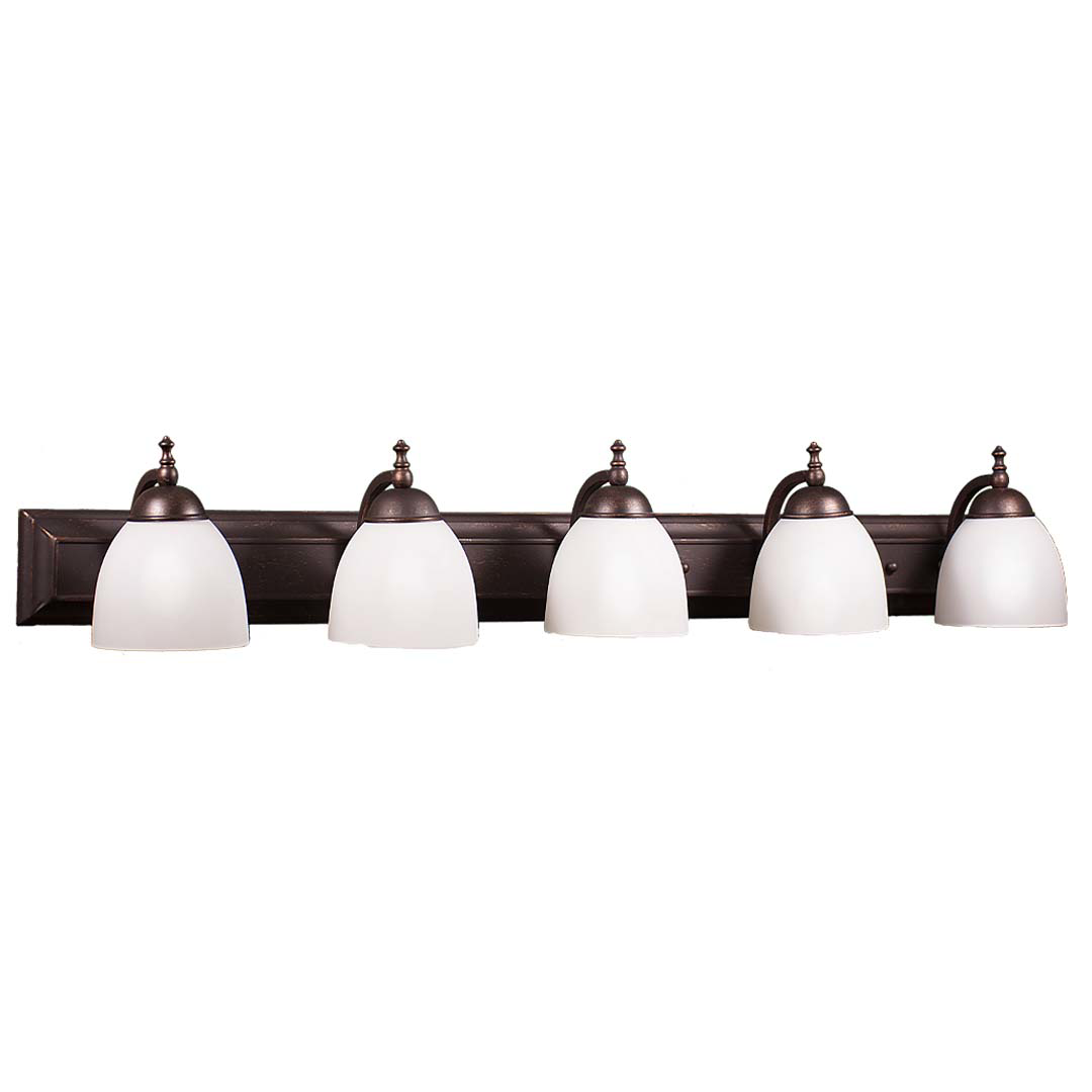 Austin 5-Light White Vanity - RB