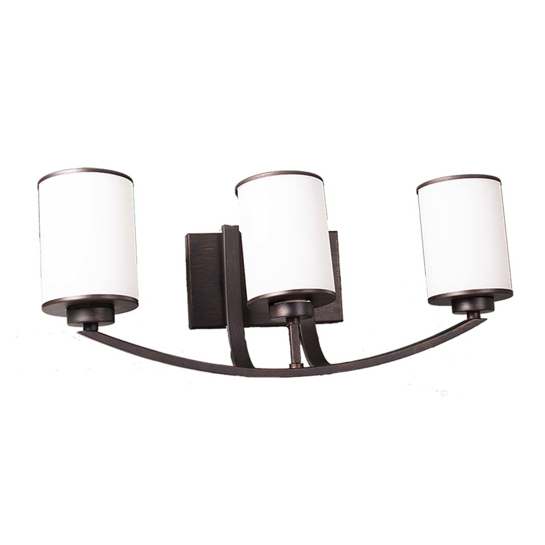 Lexington 3-Light White Glass Vanity - RB