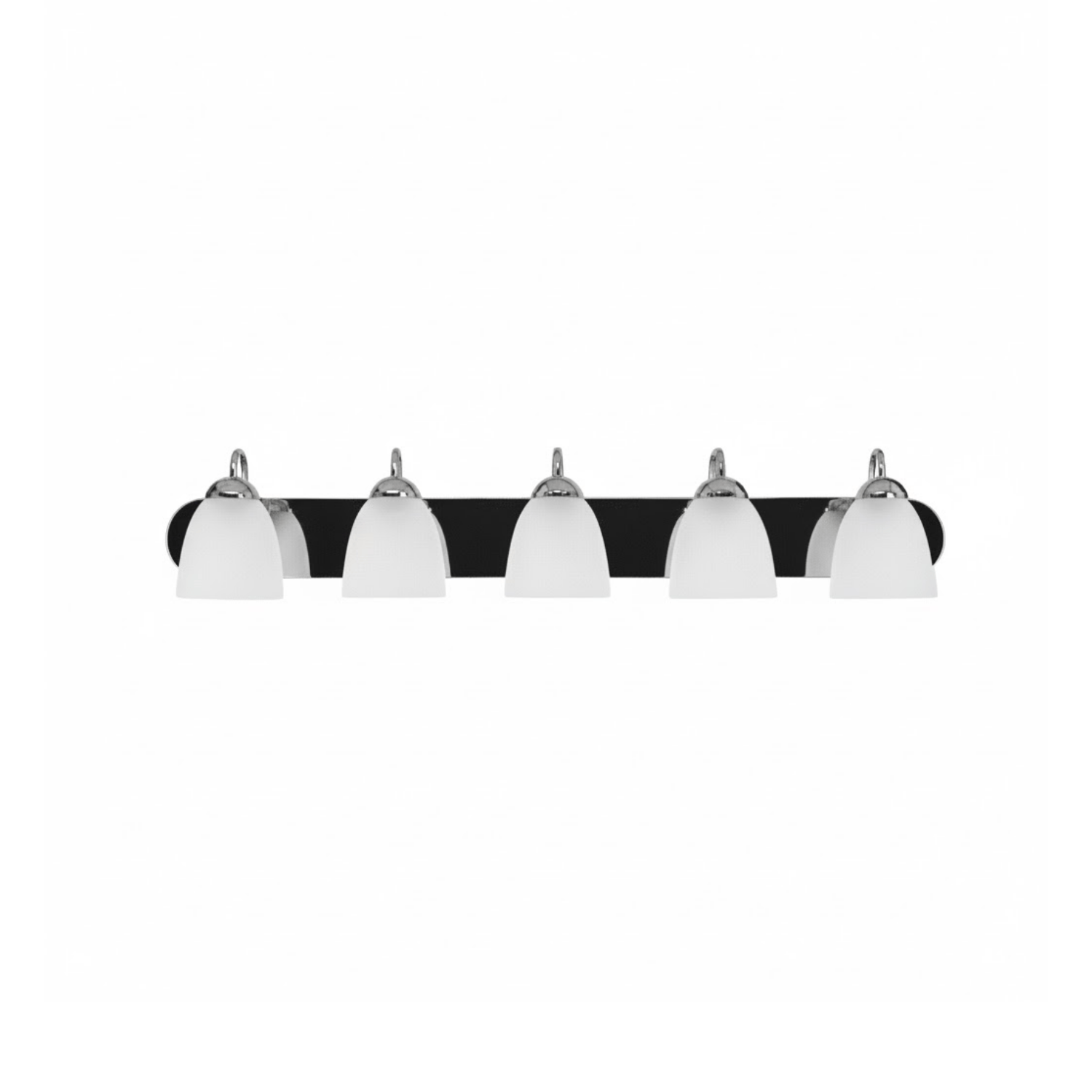 5-Light Frosted Glass Vanity - CH