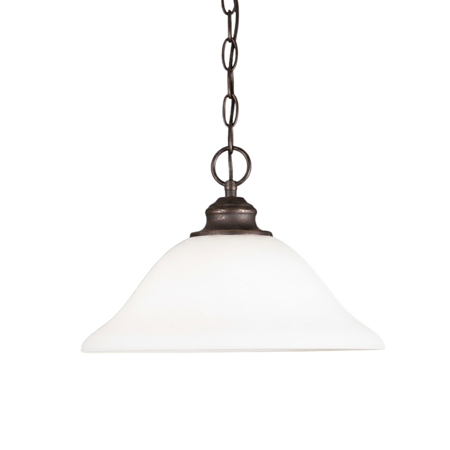 14'' White Glass Dome Nook - RB