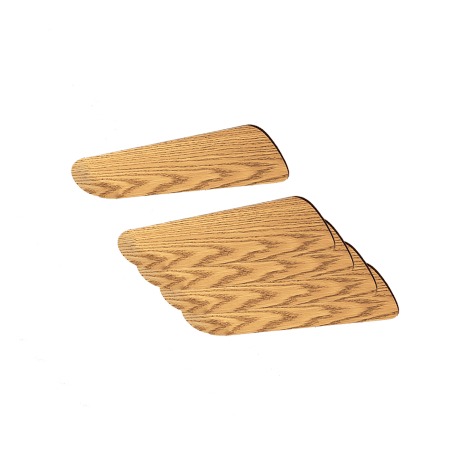 Set of 5-52" Dark Beech Blades for B-552 Fans
