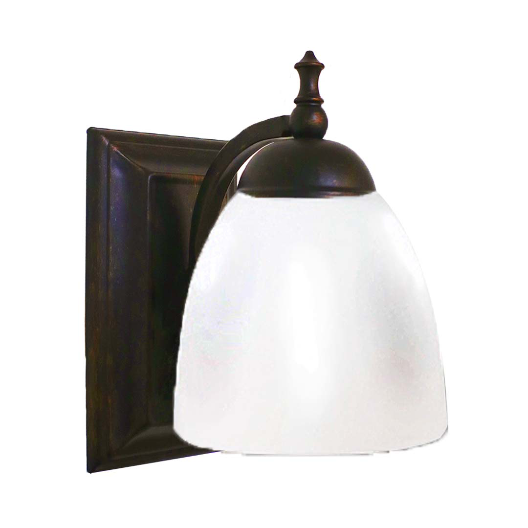 Austin 1 Light White Vanity/Sconce - RB