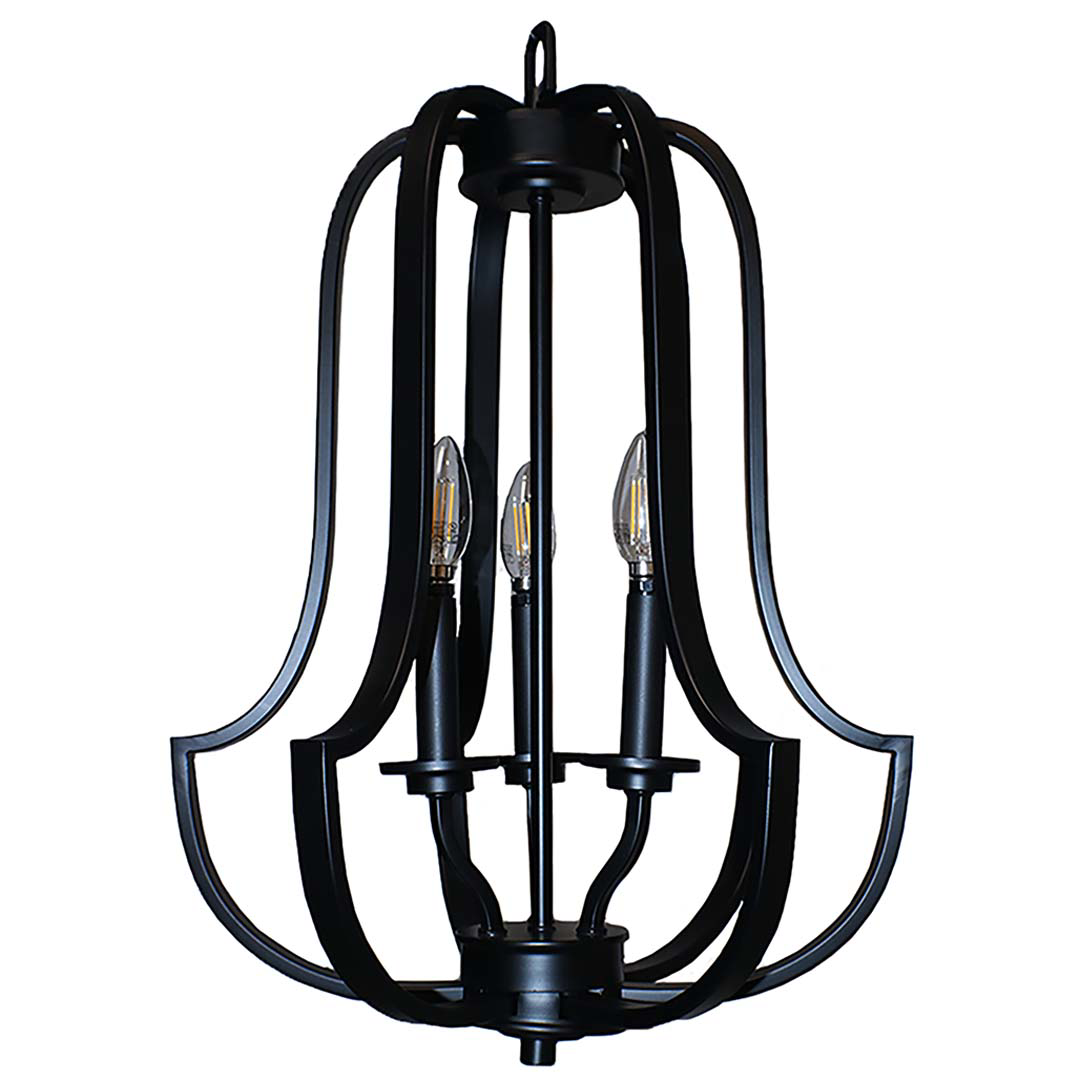 Lexington 3-Light Entry Cage - MB