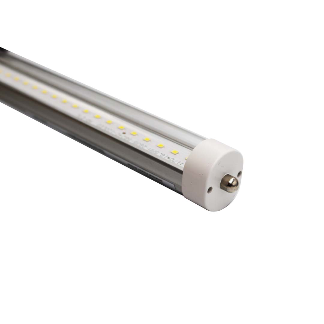 8-foot T8 LED Warehouse Lamps-Clear Lens-5000K