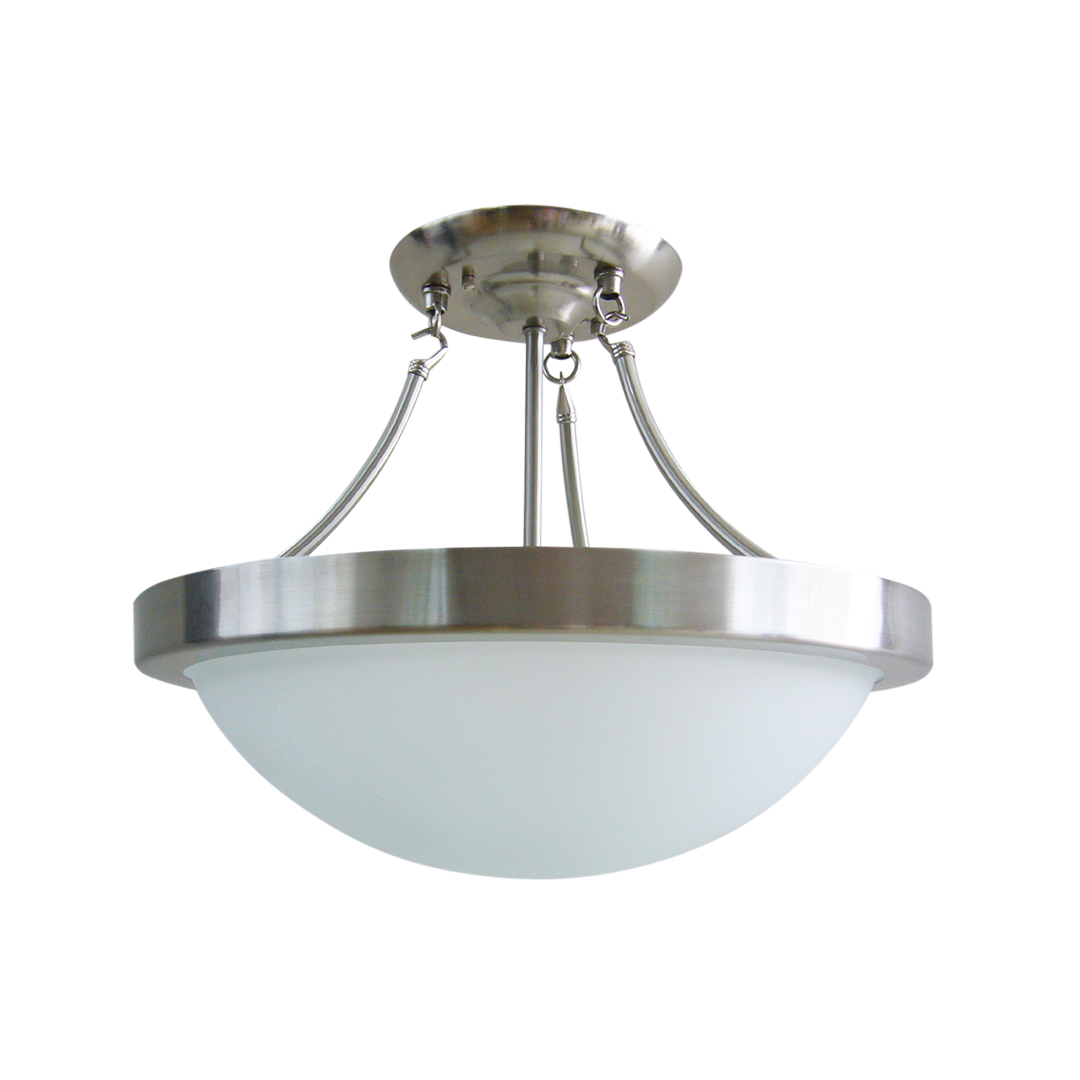 2-Light Semi-Flush Pendant - NK