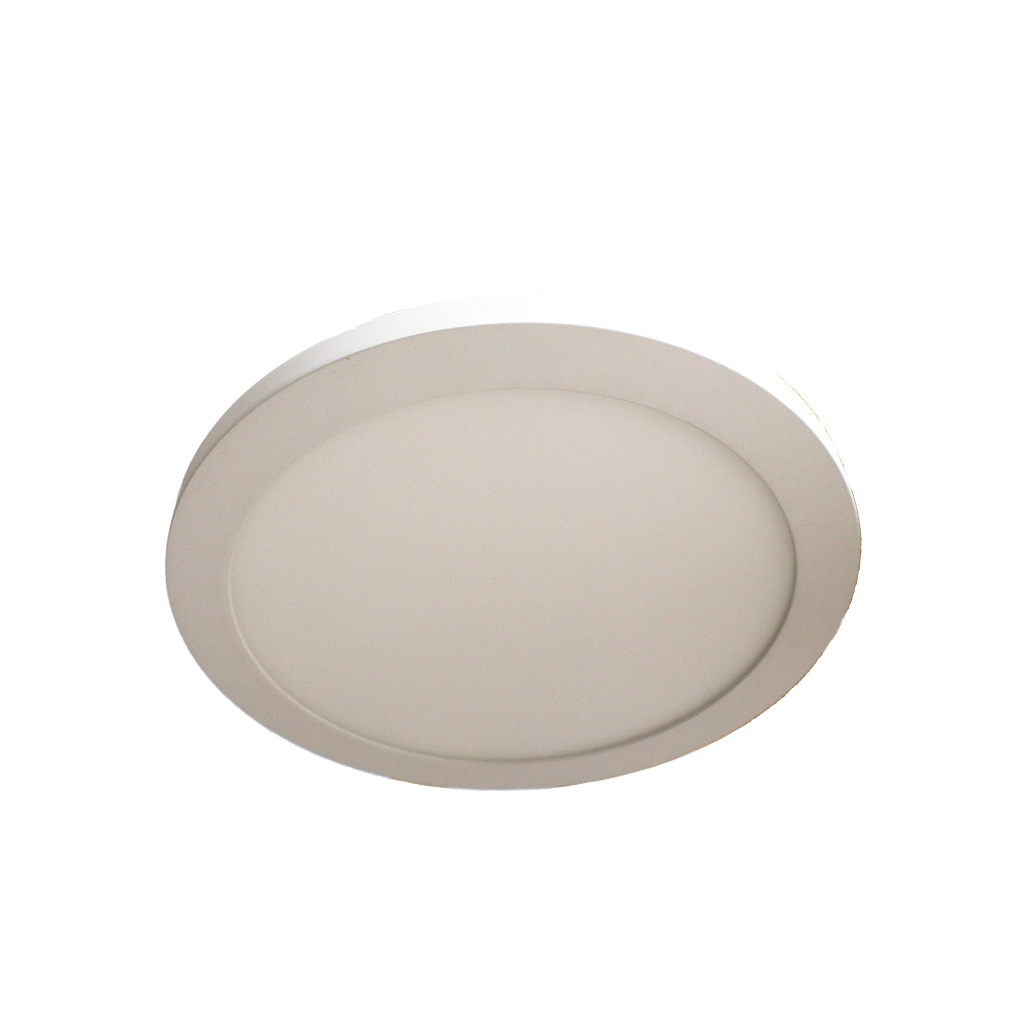 5.5" 9W LED Plastic Slimline Disk Light - WH