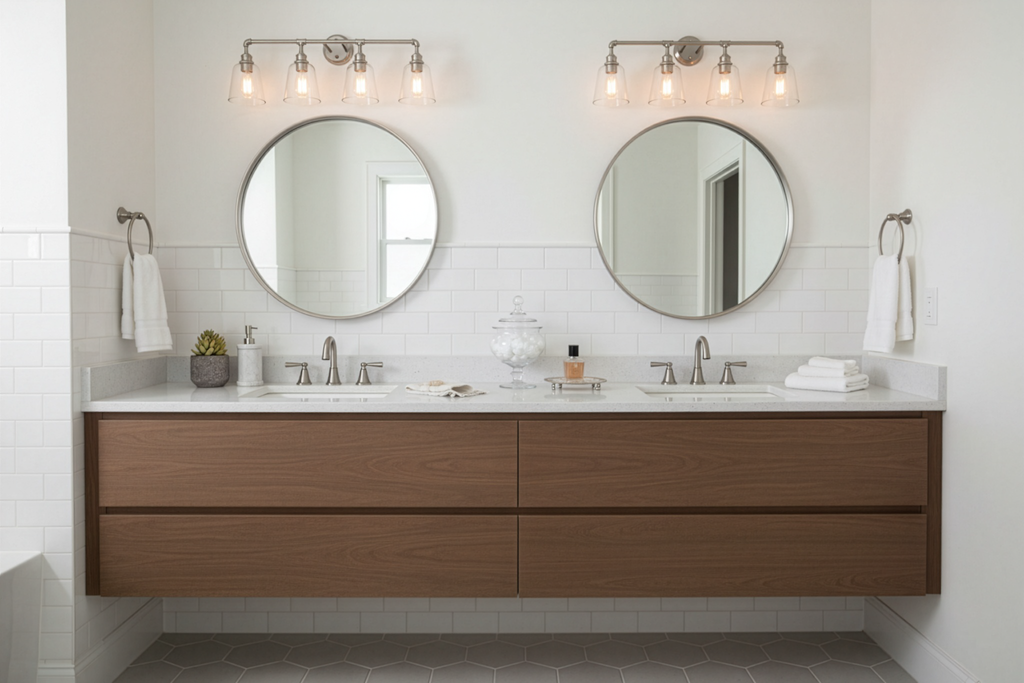 Vivio Milla 4-Light Vanity - Brushed Nickel