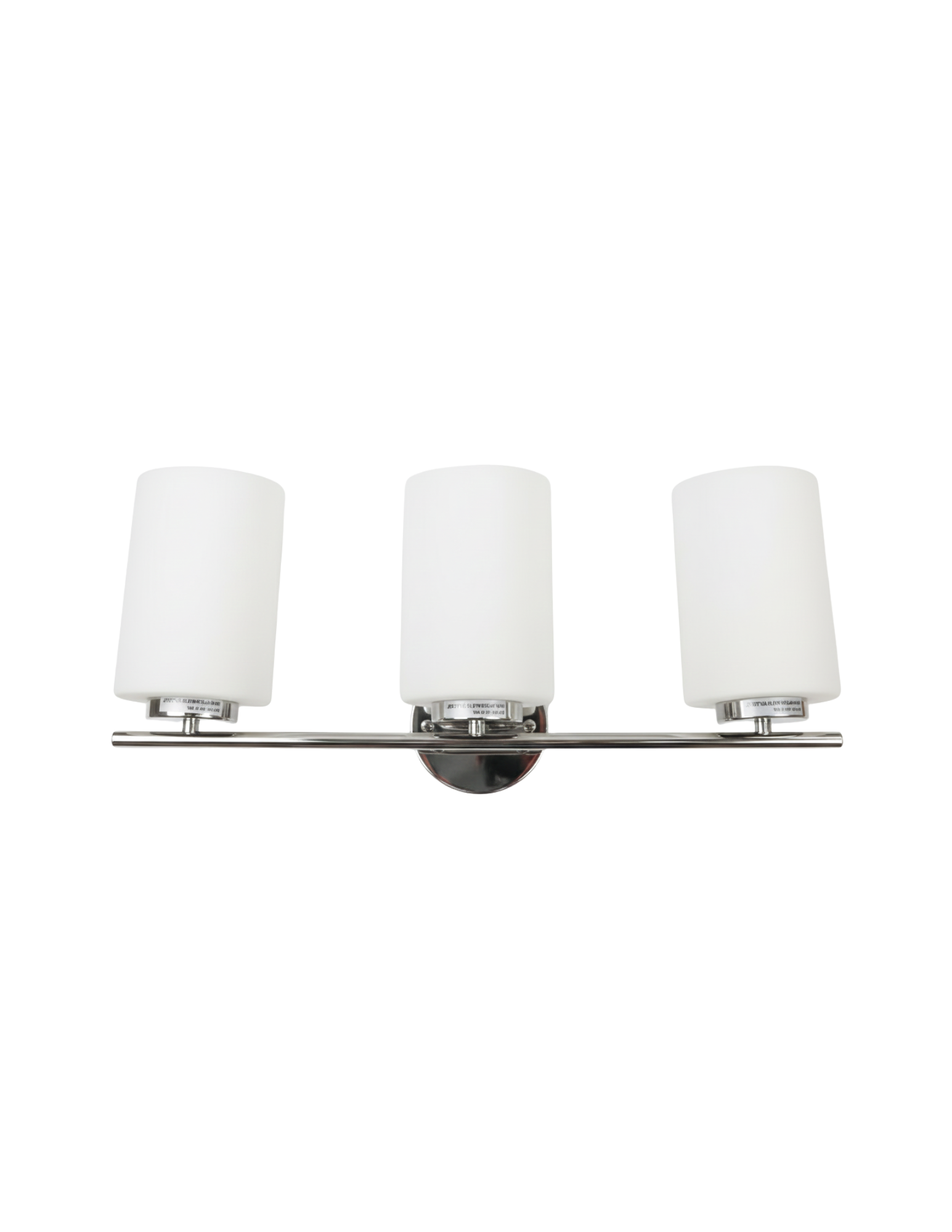 3-Light WH Glass Vanity - CH