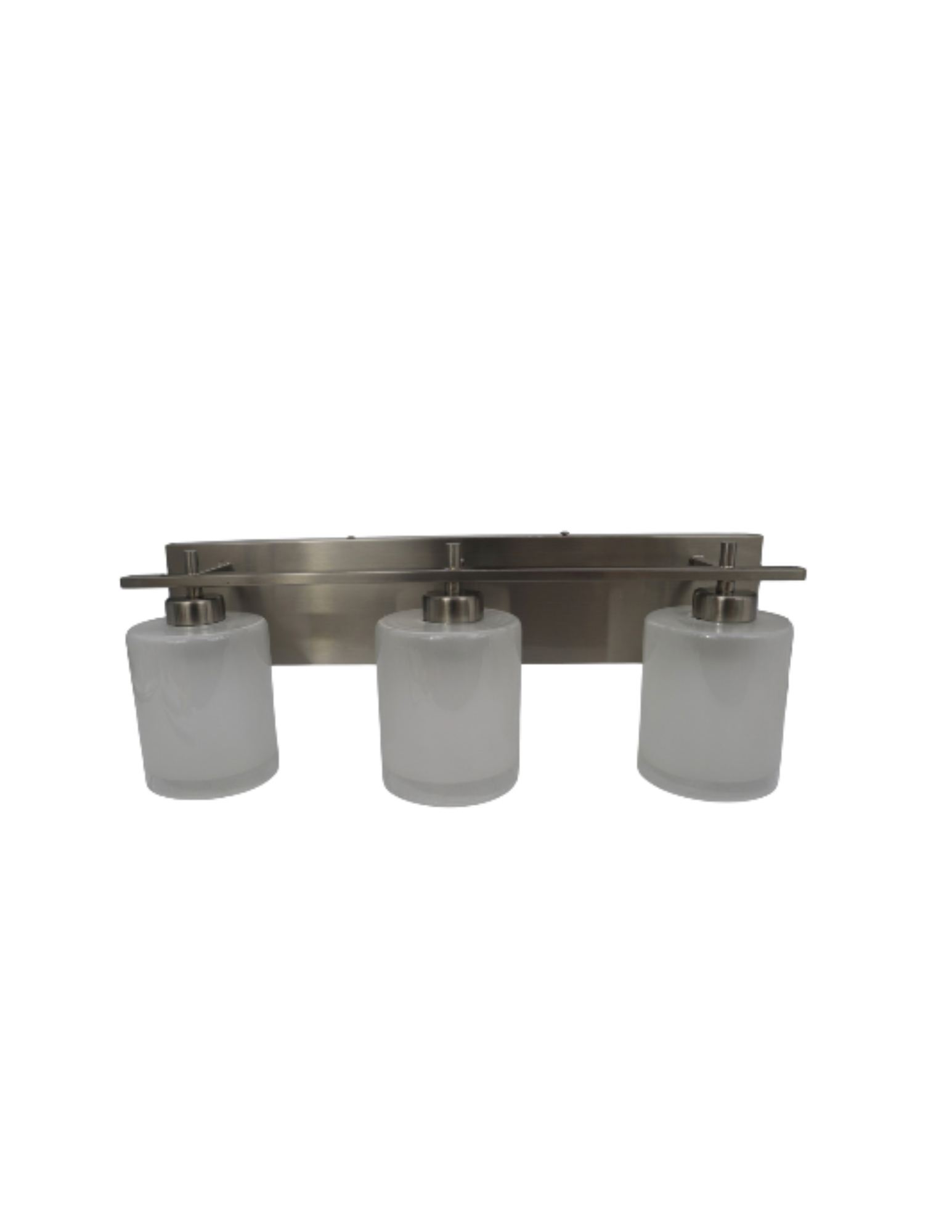 3-Light Frosted/CL Rim  Vanity - NK