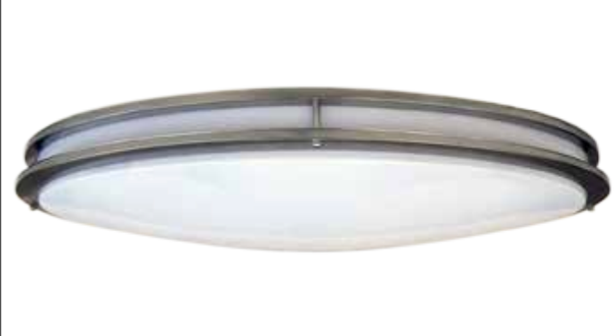32" Oval Acrylic Flush Mount - NK  35W LED 3000K