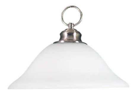 14'' White Glass Dome Nook - NK