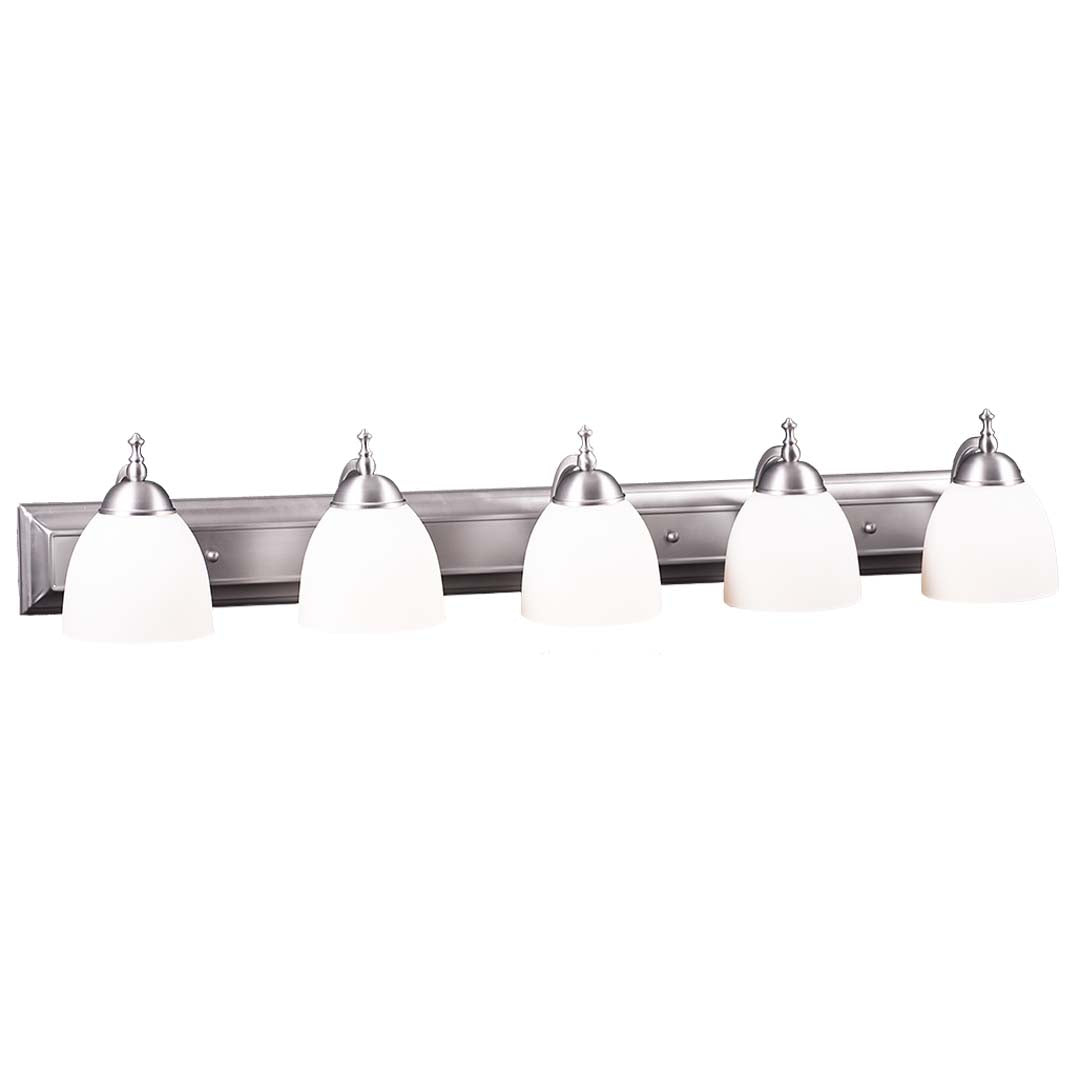 Dallas 5-Light White Vanity - NK