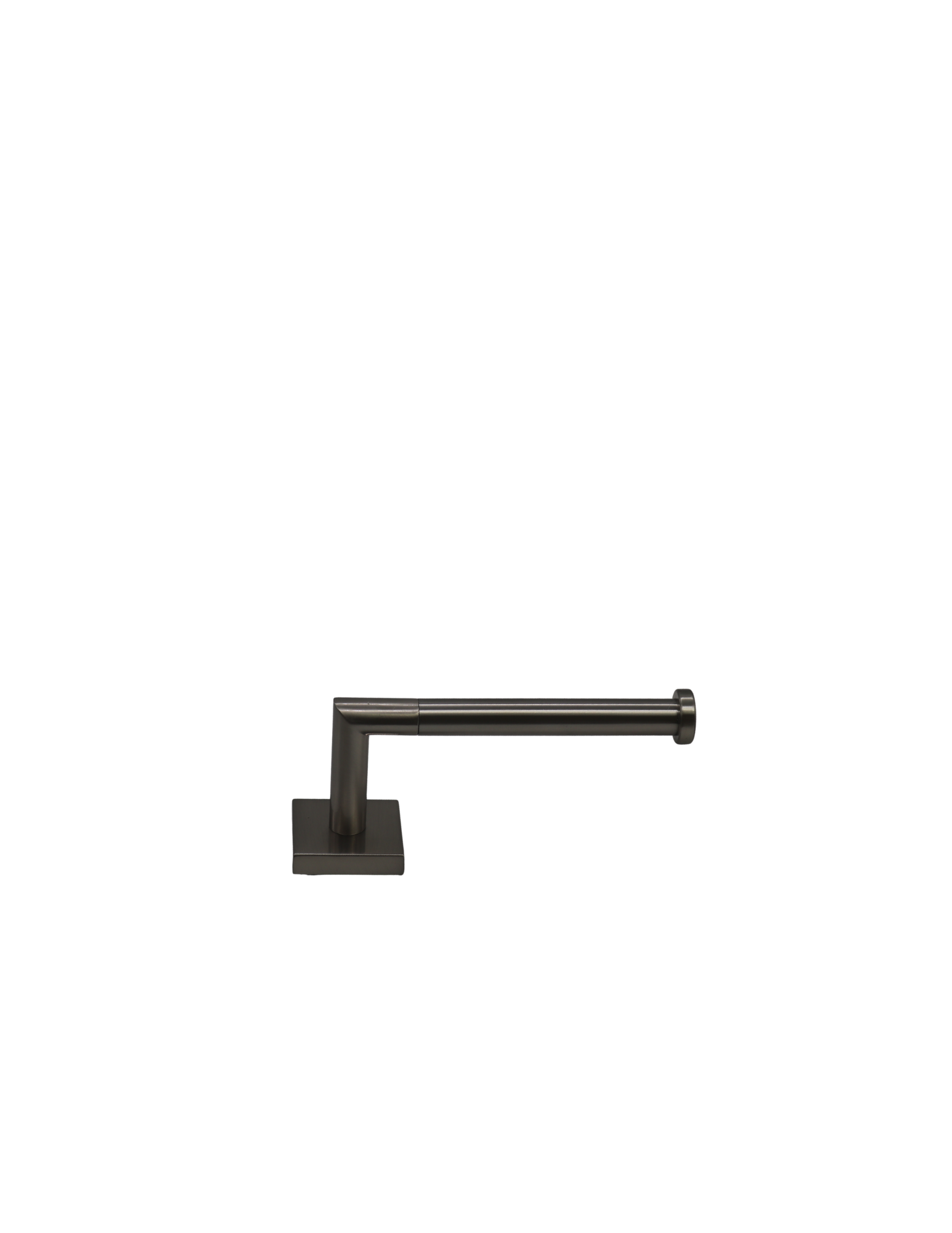 Toilet Paper Holder - Satin Nickel - Square Rosette